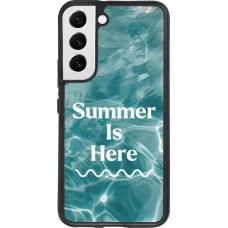 Coque Samsung Galaxy S22 - Silicone rigide noir Summer 2025 Summer is here