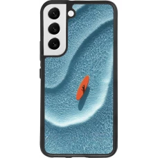 Samsung Galaxy S22 Case Hülle - Silikon schwarz Orange surf Summer 2026