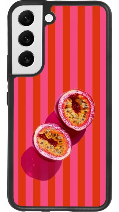 Samsung Galaxy S22 Case Hülle - Silikon schwarz Passion fruit Summer 2026
