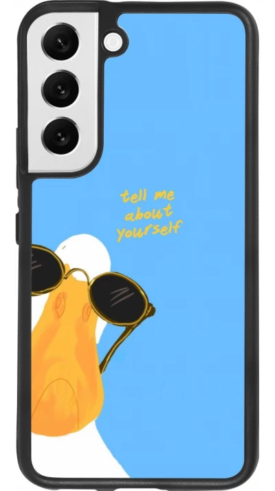 Samsung Galaxy S22 Case Hülle - Silikon schwarz Tell me about yourself Summer 2026
