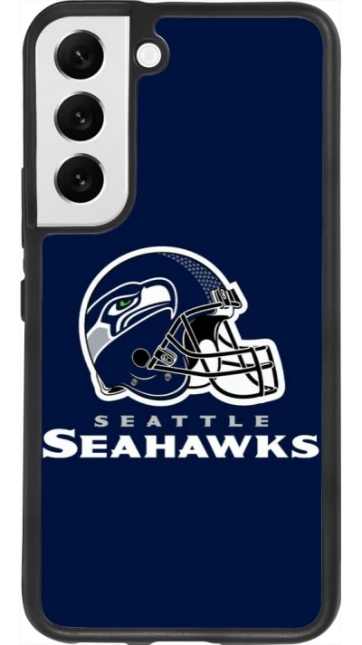 Samsung Galaxy S22 Case Hülle - Silikon schwarz Super Bowl 26 Seattle 3