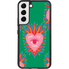 Coque Samsung Galaxy S22 - Silicone rigide noir Viva la vida 2026