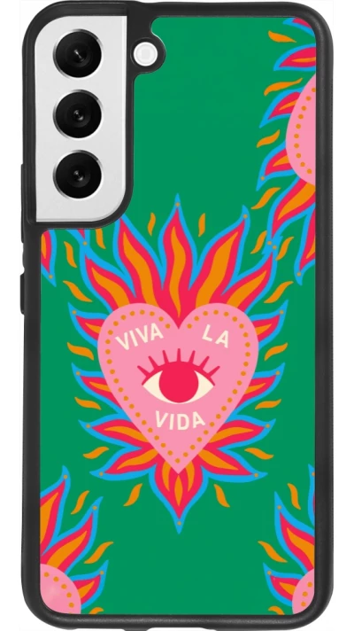 Samsung Galaxy S22 Case Hülle - Silikon schwarz Viva la vida 2026