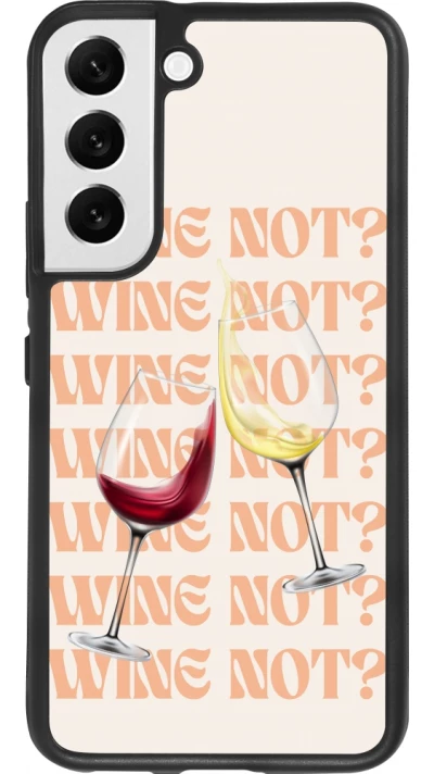 Samsung Galaxy S22 Case Hülle - Silikon schwarz Wine not