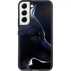 Hülle Samsung Galaxy S22 - Silikon schwarz Wolf Shape