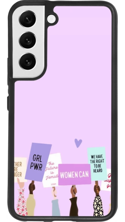 Samsung Galaxy S22 Case Hülle - Silikon schwarz Womens day 2026 9