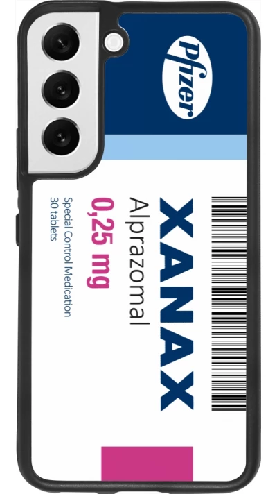 Samsung Galaxy S22 Case Hülle - Silikon schwarz Xanax Alprazolam 2025