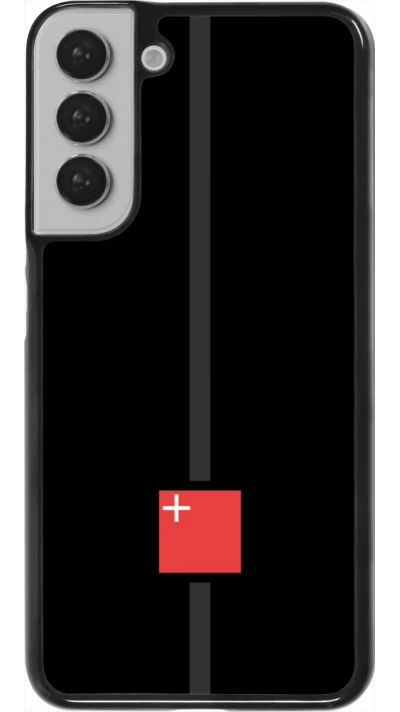 Samsung Galaxy S22+ Case Hülle - Kanton SZ schwarz