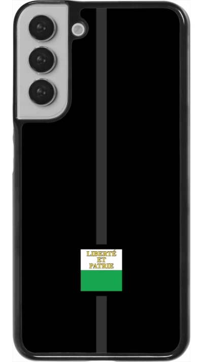 Samsung Galaxy S22+ Case Hülle - Kanton VD schwarz