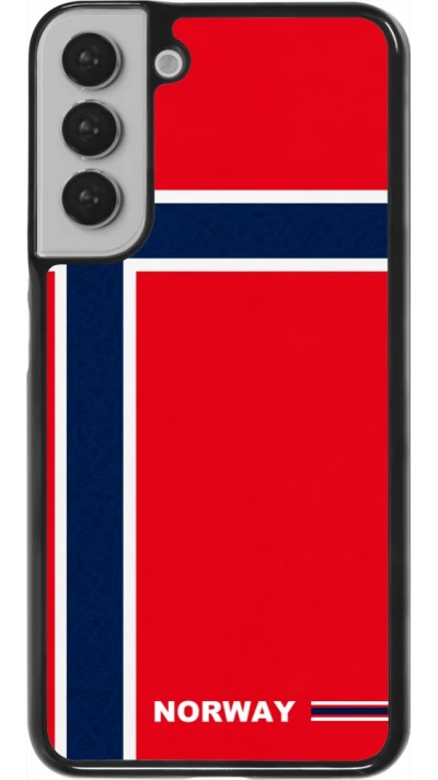 Samsung Galaxy S22+ Case Hülle - Norwegen 2026 personalisierbares Fussballtrikot
