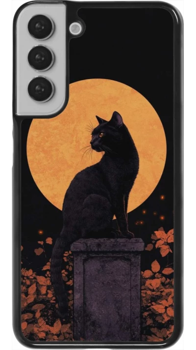 Coque Samsung Galaxy S22+ - Halloween 2026 Cat Art Nouveau