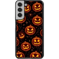 Coque Samsung Galaxy S22+ - Halloween 2026 Pattern Pumpkins
