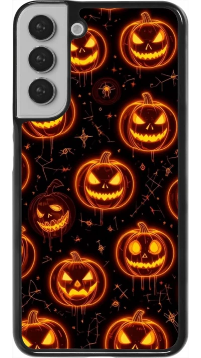 Coque Samsung Galaxy S22+ - Halloween 2026 Pattern Pumpkins