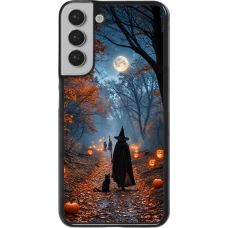 Coque Samsung Galaxy S22+ - Halloween 2026 Witch with a cat