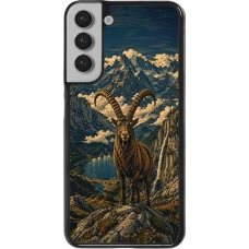 Coque Samsung Galaxy S22+ - Linocut Bouquetin