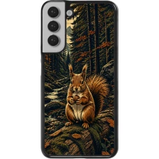 Coque Samsung Galaxy S22+ - Linocut Ecureuil