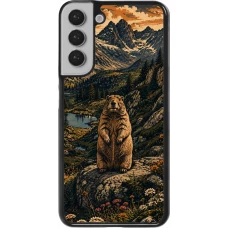 Coque Samsung Galaxy S22+ - Linocut Marmotte