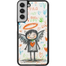 Samsung Galaxy S22+ Case Hülle - Little Angel Sketch Love