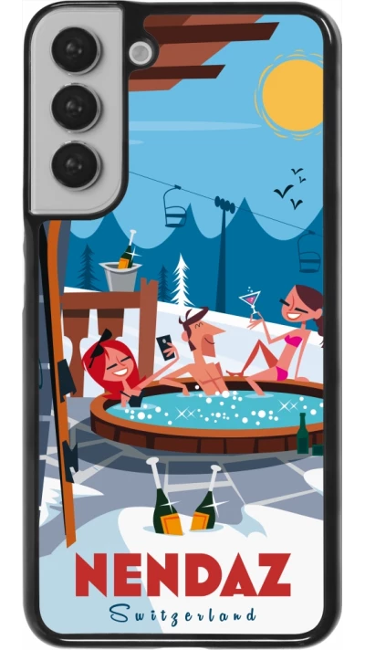 Samsung Galaxy S22+ Case Hülle - Nendaz Mountain Jacuzzi