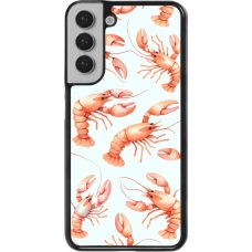 Samsung Galaxy S22+ Case Hülle - Muster von pastellfarbenen Hummern