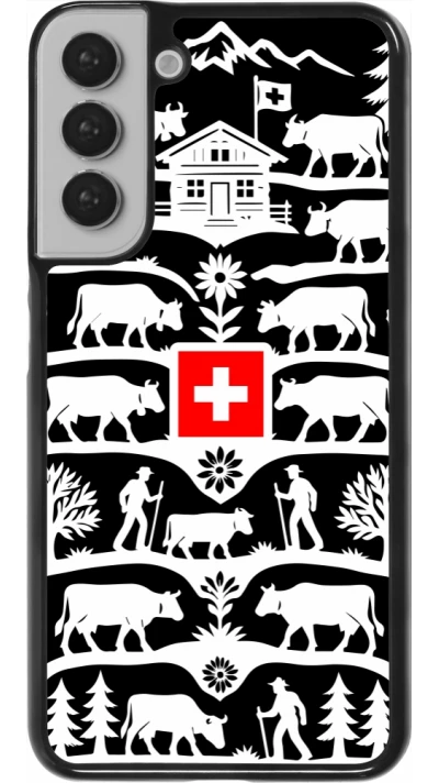 Coque Samsung Galaxy S22+ - Poya Suisse 3 noir