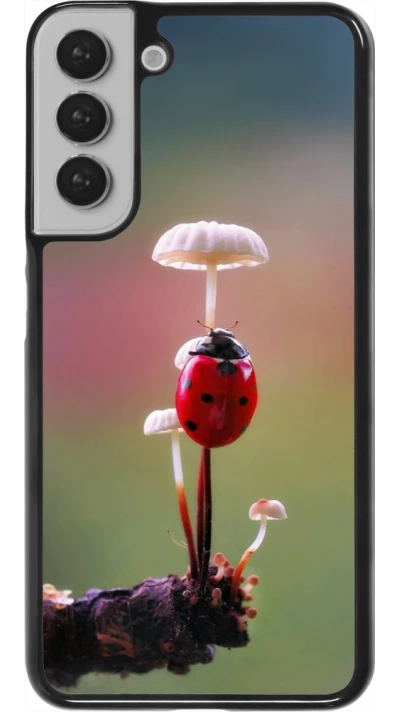 Samsung Galaxy S22+ Case Hülle - Ladybird on a mushroom Spring 2026