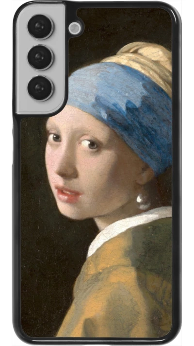 Coque Samsung Galaxy S22+ - Tableau art - La Jeune fille à la perle - Johannes Vermeer
