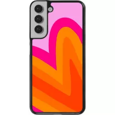 Coque Samsung Galaxy S22+ - Valentine 2024 heart gradient