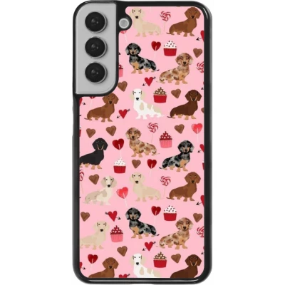 Coque Samsung Galaxy S22+ - Valentine 2024 puppy love