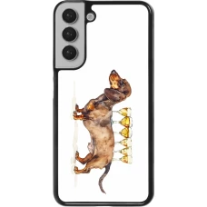 Coque Samsung Galaxy S22+ - Wine Teckel