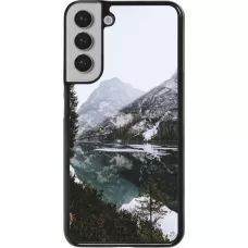 Samsung Galaxy S22+ Case Hülle - Winter 22 snowy mountain and lake