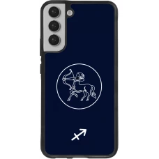 Coque Samsung Galaxy S22+ - Silicone rigide noir Astrologie Sagittaire