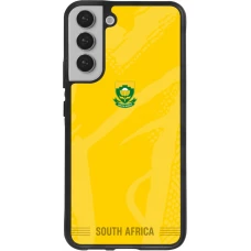 Coque Samsung Galaxy S22+ - Silicone rigide noir Maillot de football Afrique du Sud 2026 personnalisable