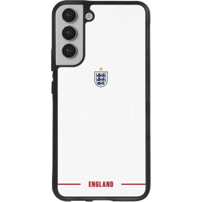 Samsung Galaxy S22+ Case Hülle - Silikon schwarz England 2026 personalisierbares Fussballtrikot