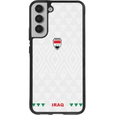 Coque Samsung Galaxy S22+ - Silicone rigide noir Maillot de football Irak 2026 personnalisable