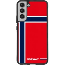 Samsung Galaxy S22+ Case Hülle - Silikon schwarz Norwegen 2026 personalisierbares Fussballtrikot