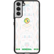 Samsung Galaxy S22+ Case Hülle - Silikon schwarz Senegal 2026 personalisierbares Fussballtrikot