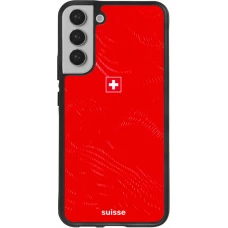 Samsung Galaxy S22+ Case Hülle - Silikon schwarz Schweiz 2026 personalisierbares Fussballtrikot