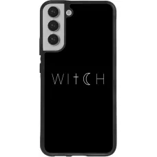Samsung Galaxy S22+ Case Hülle - Silikon schwarz Halloween 22 witch word