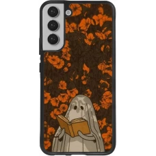 Samsung Galaxy S22+ Case Hülle - Silikon schwarz Halloween 2026 Ghost reading