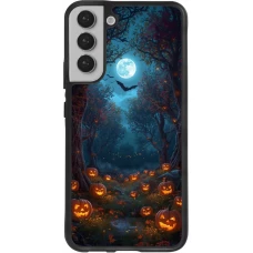Coque Samsung Galaxy S22+ - Silicone rigide noir Halloween 2026 Road of Pumpkins