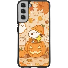 Samsung Galaxy S22+ Case Hülle - Silikon schwarz Halloween 2026 Snoopy Halloween