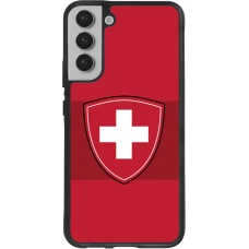 Samsung Galaxy S22+ Case Hülle - Silikon schwarz Hockey World Championship Ecusson Suisse