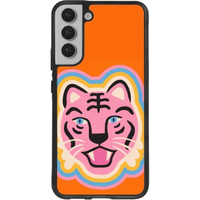 Coque Samsung Galaxy S22+ - Silicone rigide noir Lion colors 2026