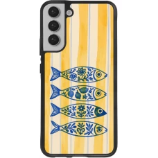 Samsung Galaxy S22+ Case Hülle - Silikon schwarz Portuguese fish 2026