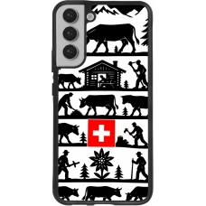 Samsung Galaxy S22+ Case Hülle - Silikon schwarz Poya Schweiz 1