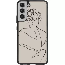Coque Samsung Galaxy S22+ - Silicone rigide noir Salnikova 05