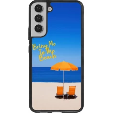 Coque Samsung Galaxy S22+ - Silicone rigide noir Summer 2025 Bring me to the beach
