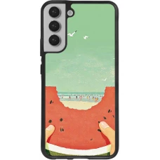 Samsung Galaxy S22+ Case Hülle - Silikon schwarz Views through a watermelon Summer 2026