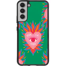 Coque Samsung Galaxy S22+ - Silicone rigide noir Viva la vida 2026